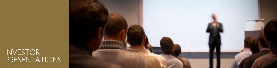 Investor Presentations